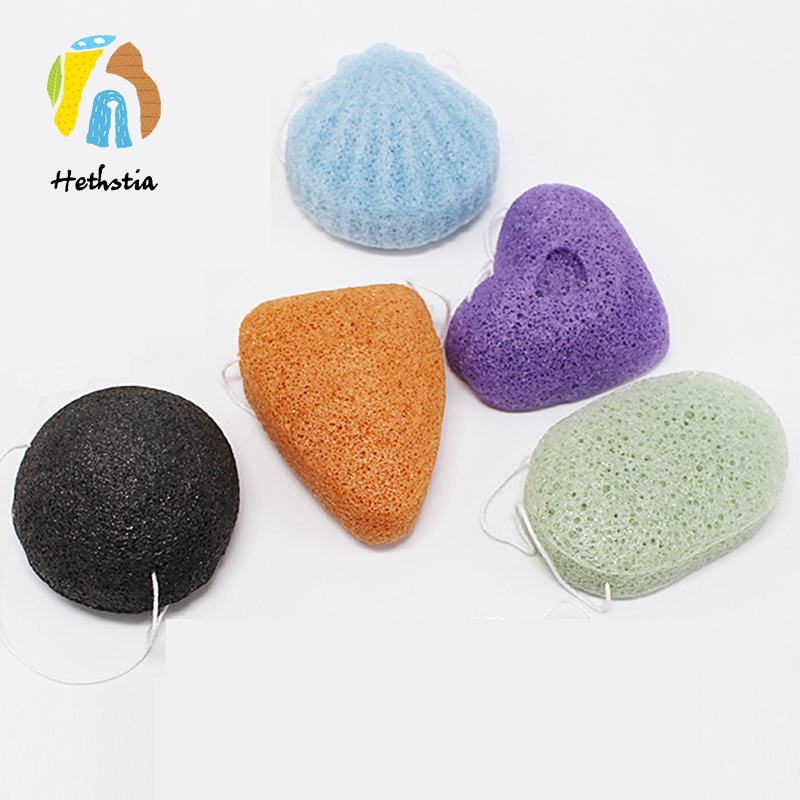 Private Label Body Cleaning Beauty Sponge Konjac Spons Natural